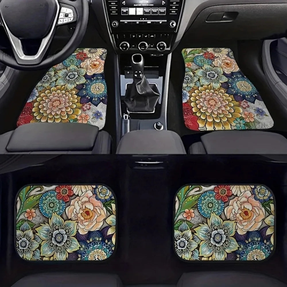 Persian & Southwestern Print Interior Car Mats