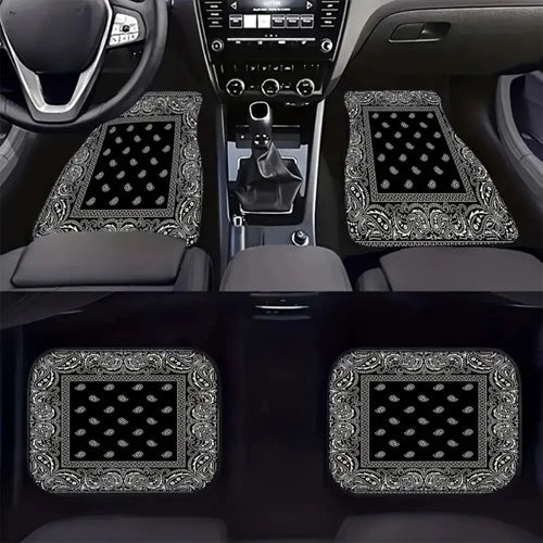 Persian & Southwestern Print Interior Car Mats