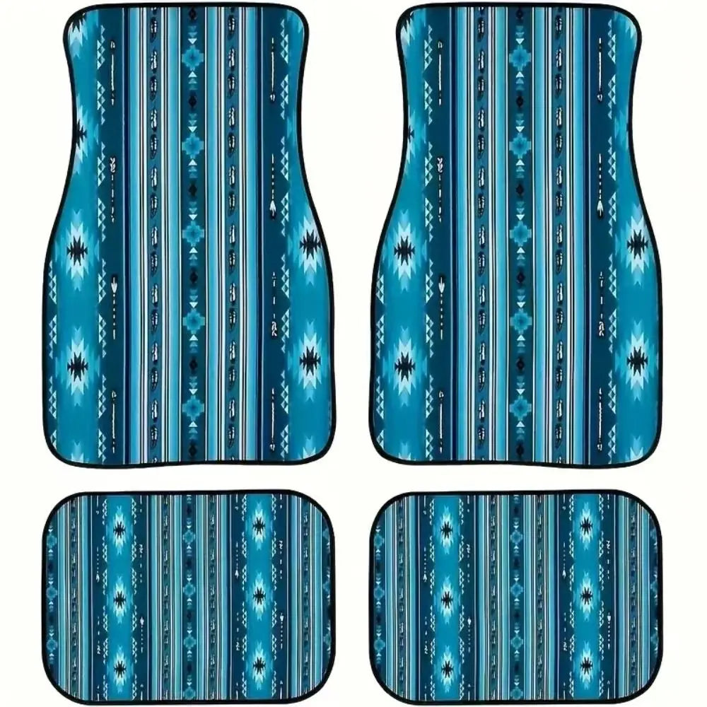 Persian & Southwestern Print Interior Car Mats